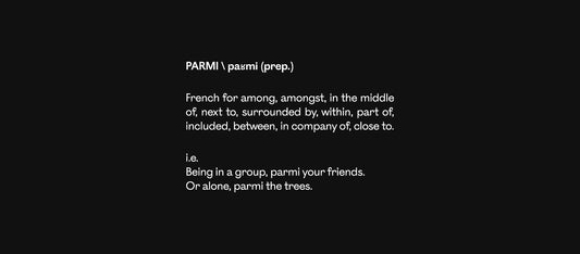 Parmi, More Than a Simple Name||Parmi, plus qu’un simple nom