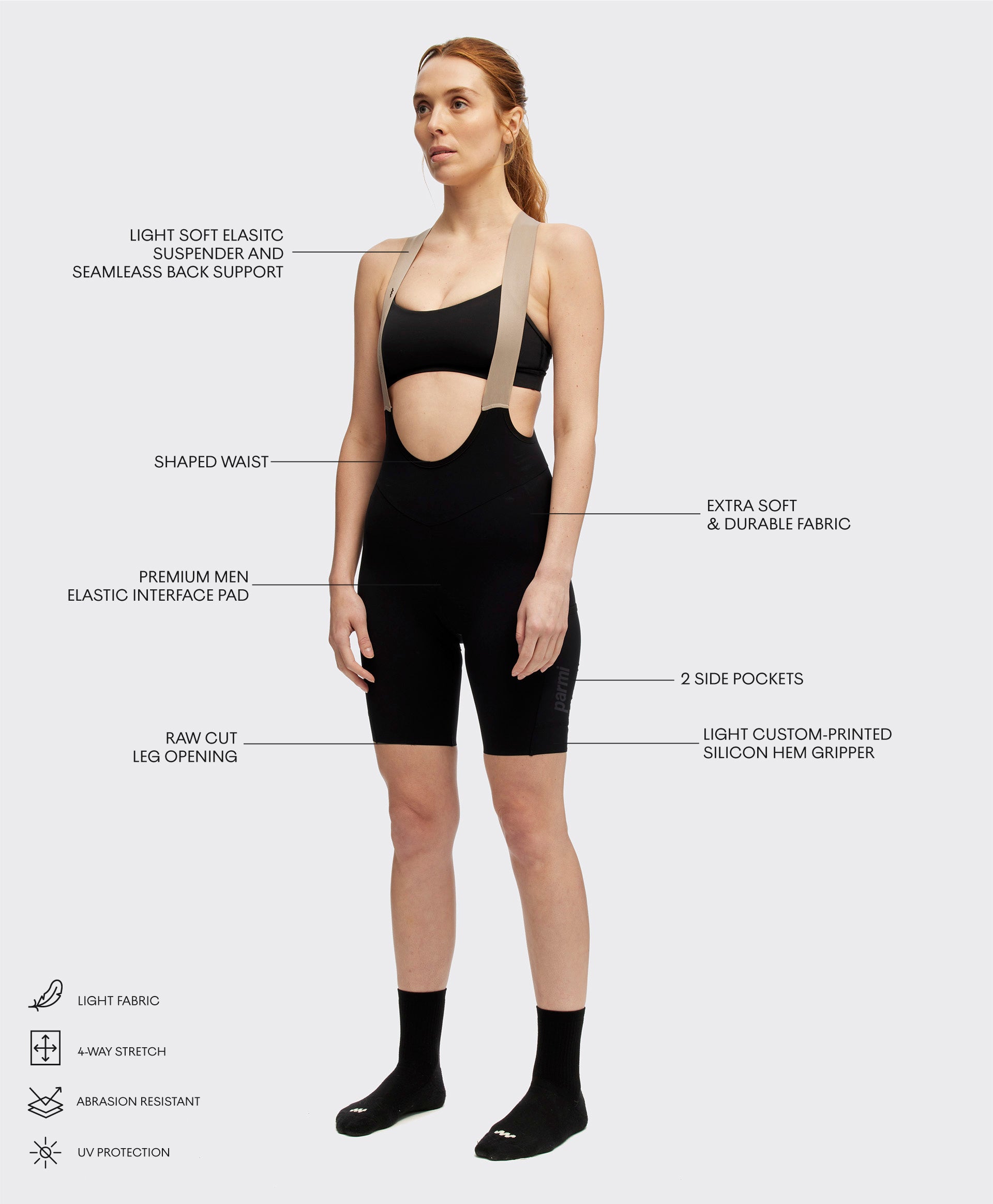 Bib cycliste All-Trail - Femme