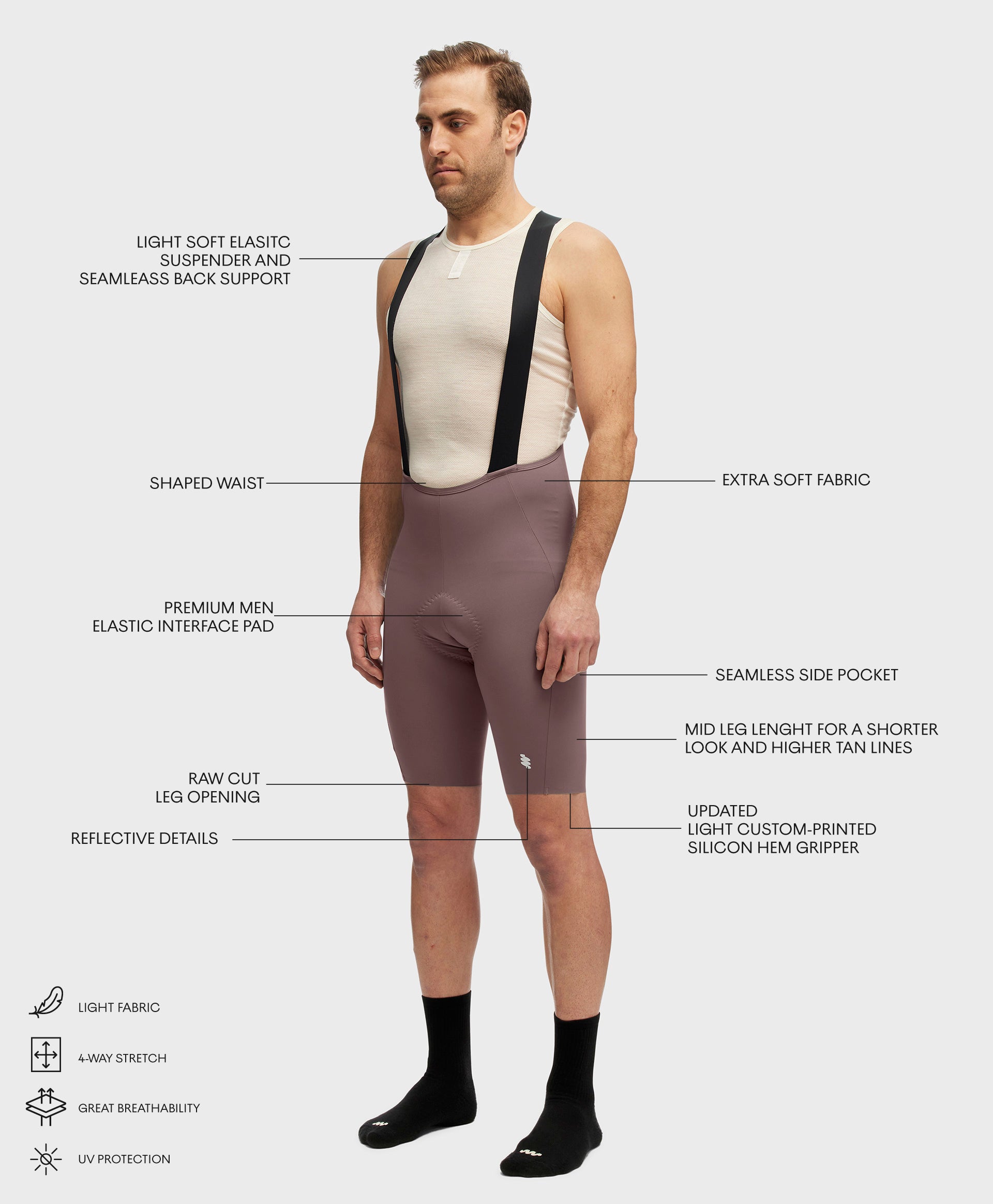 Bib cycliste Informal - Homme