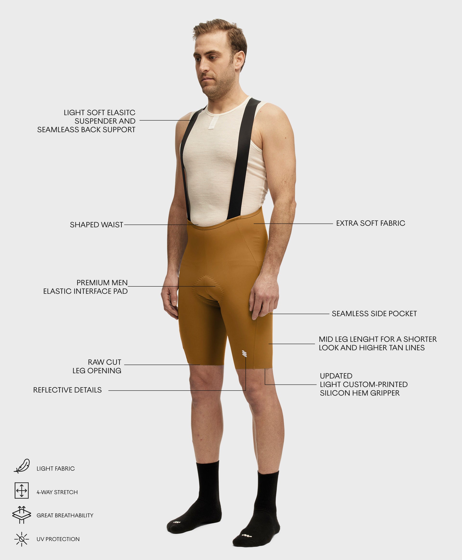 Bib cycliste Informal - Homme