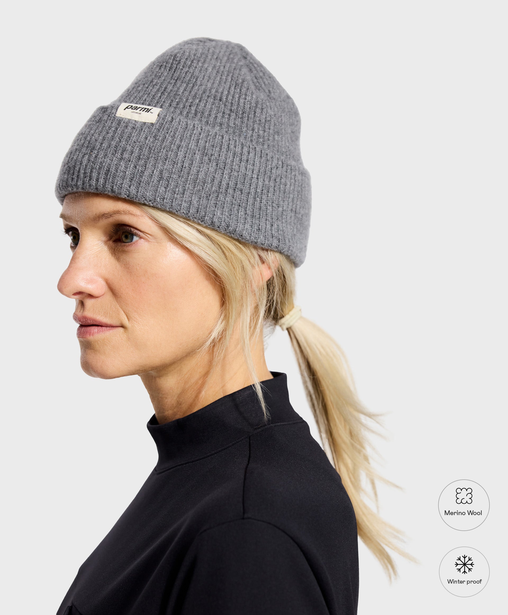 Recycled Merino & Cashmere Beanie