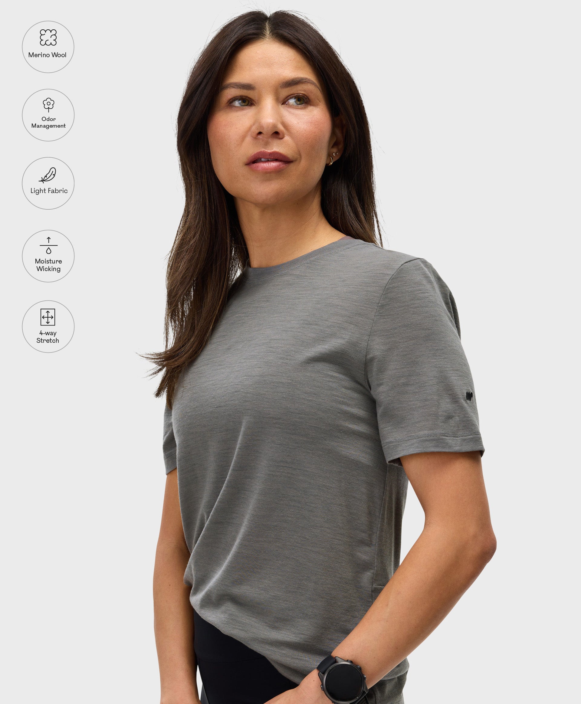 T-shirt Merino Free Range - Femme