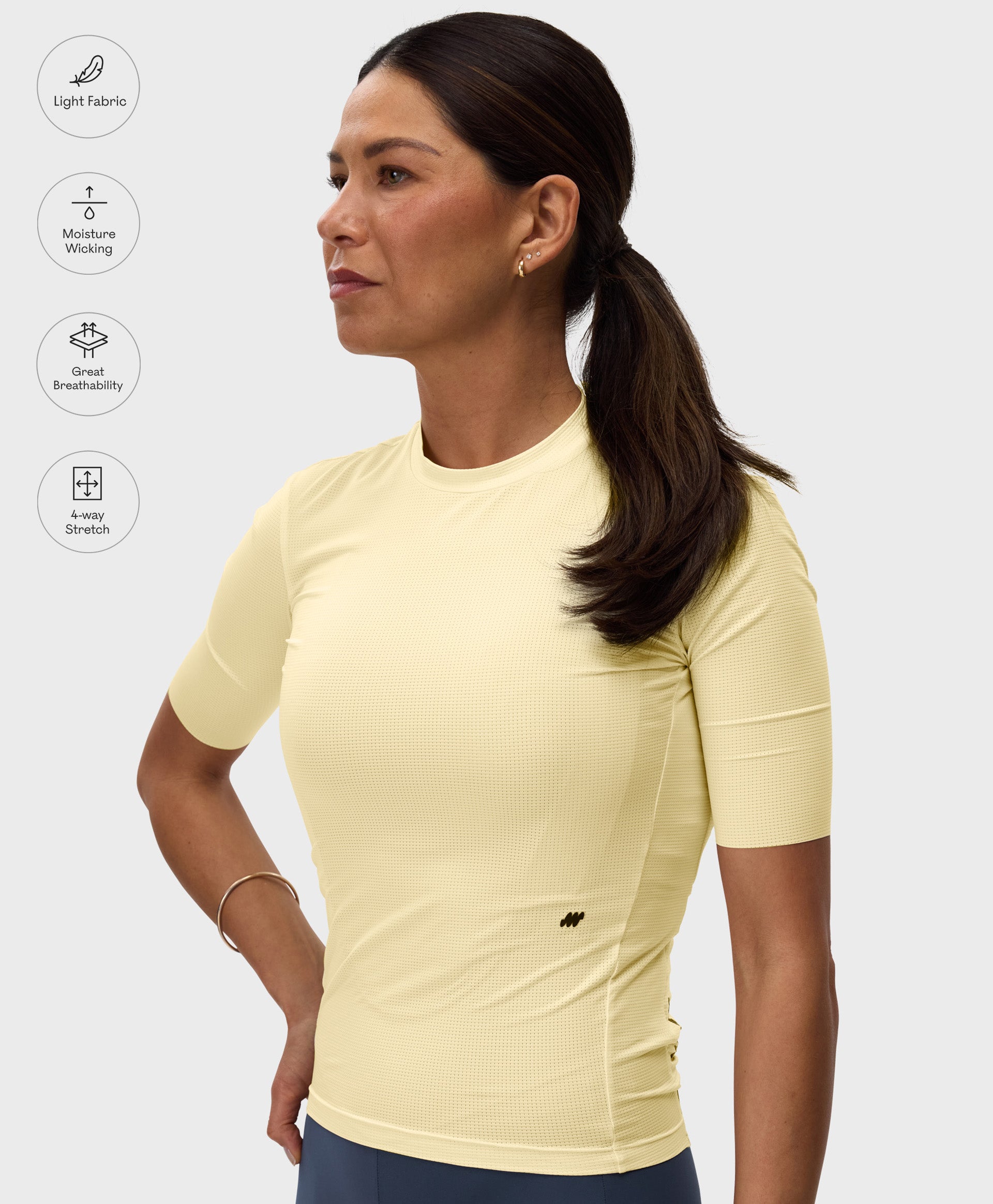 Maillot Cycliste Zipperless - Femme