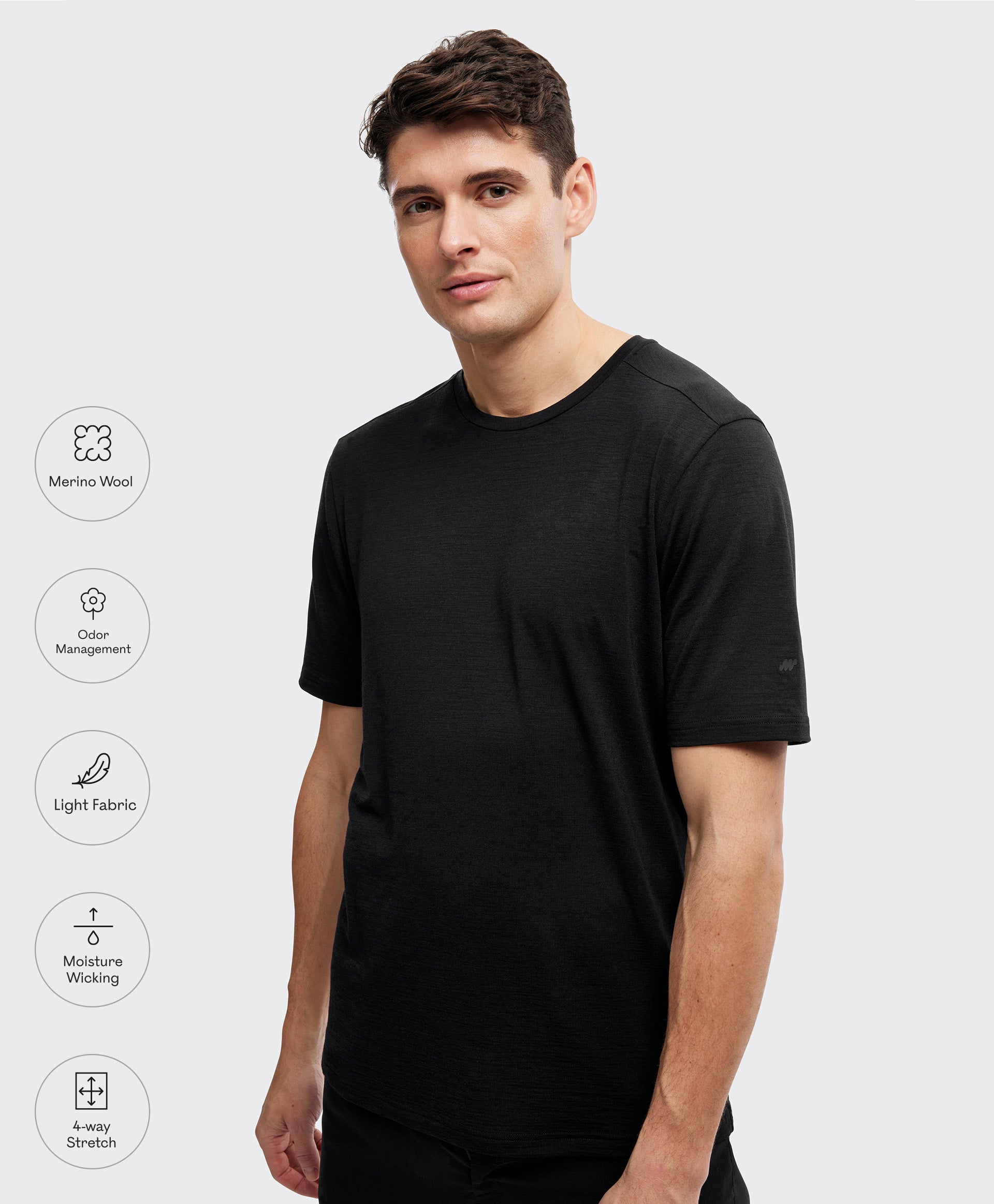 T-shirt Merino Free Range - Homme