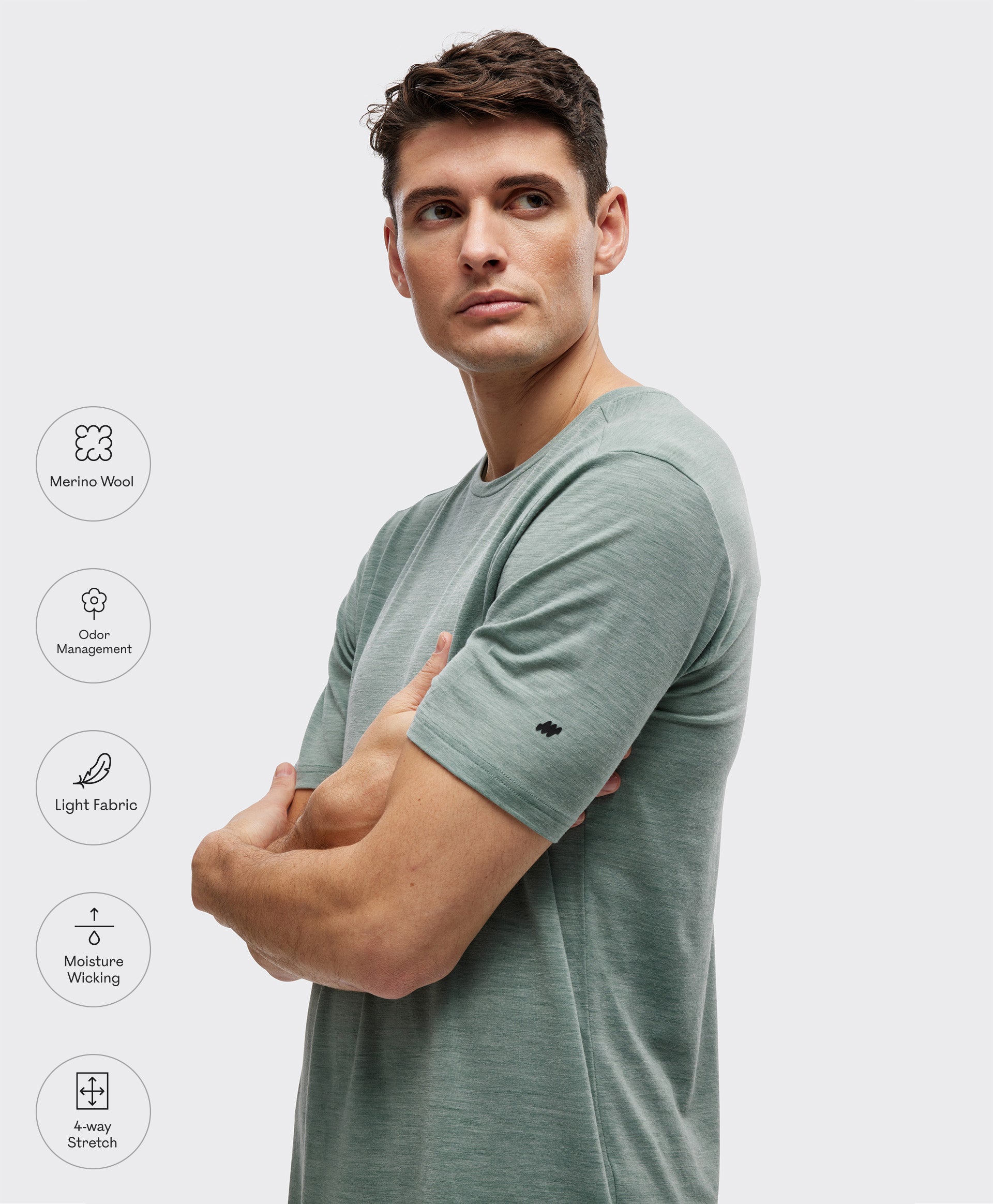 T-shirt Merino Free Range - Homme