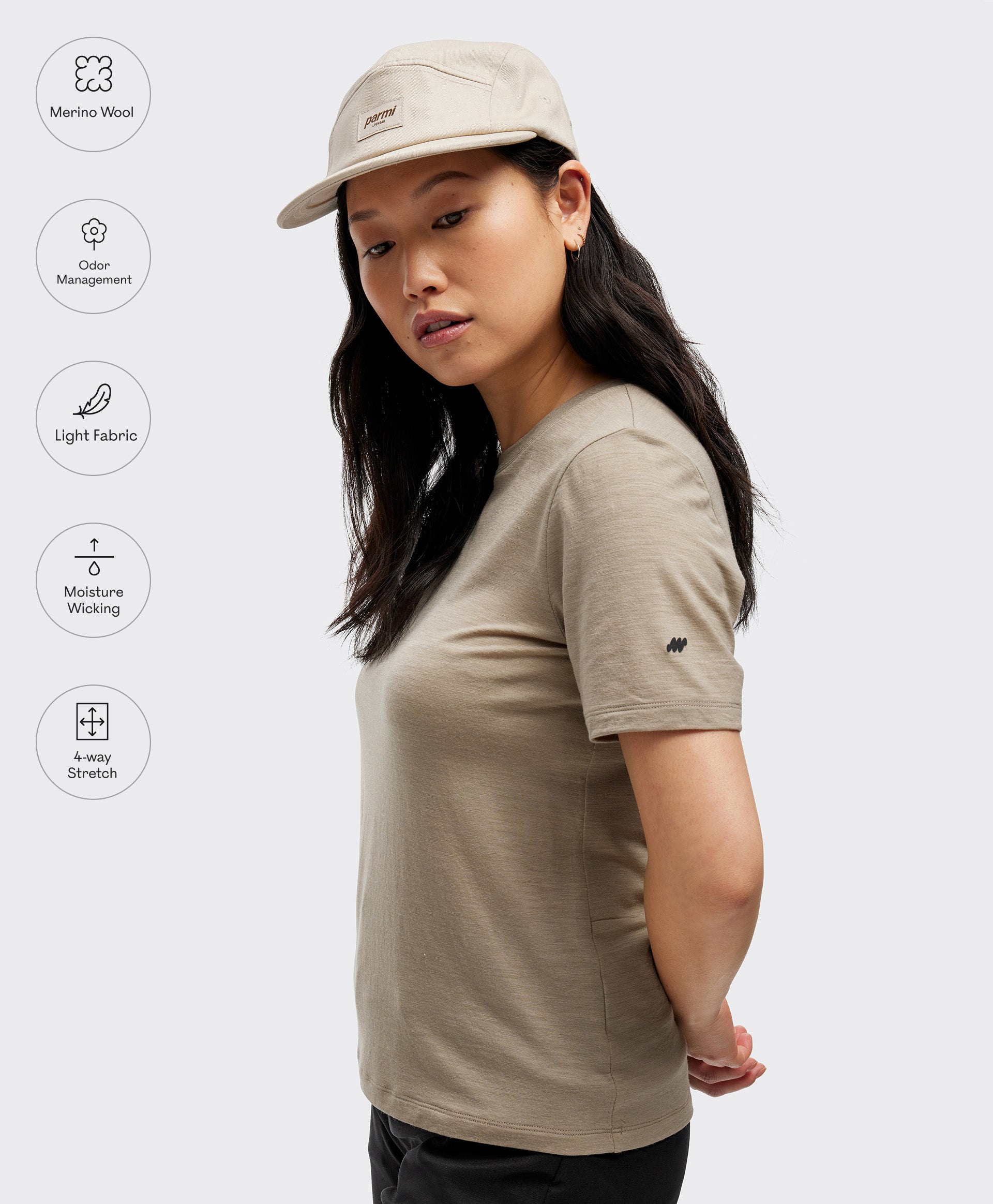 Women's Free Range Merino SS Tee