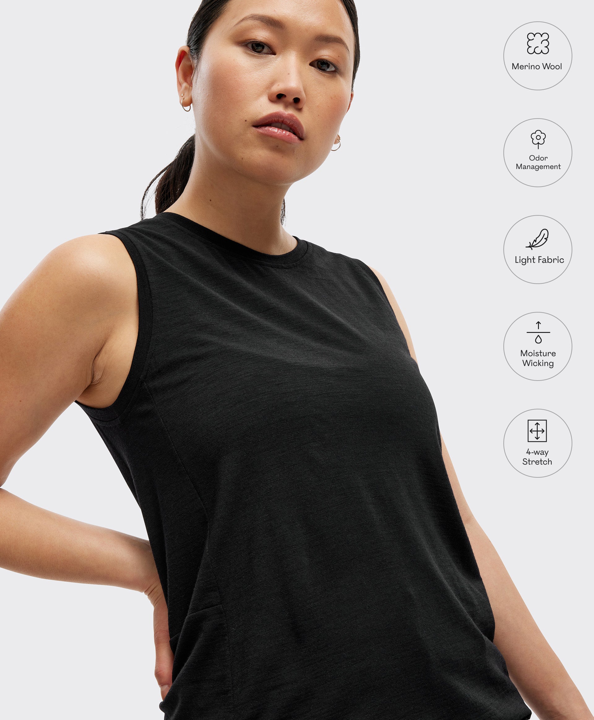 Women's Free Range Merino Tank