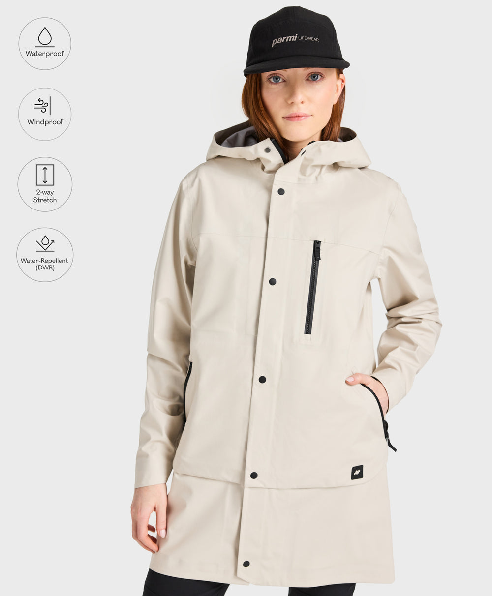 Women's Long Rain Jacket