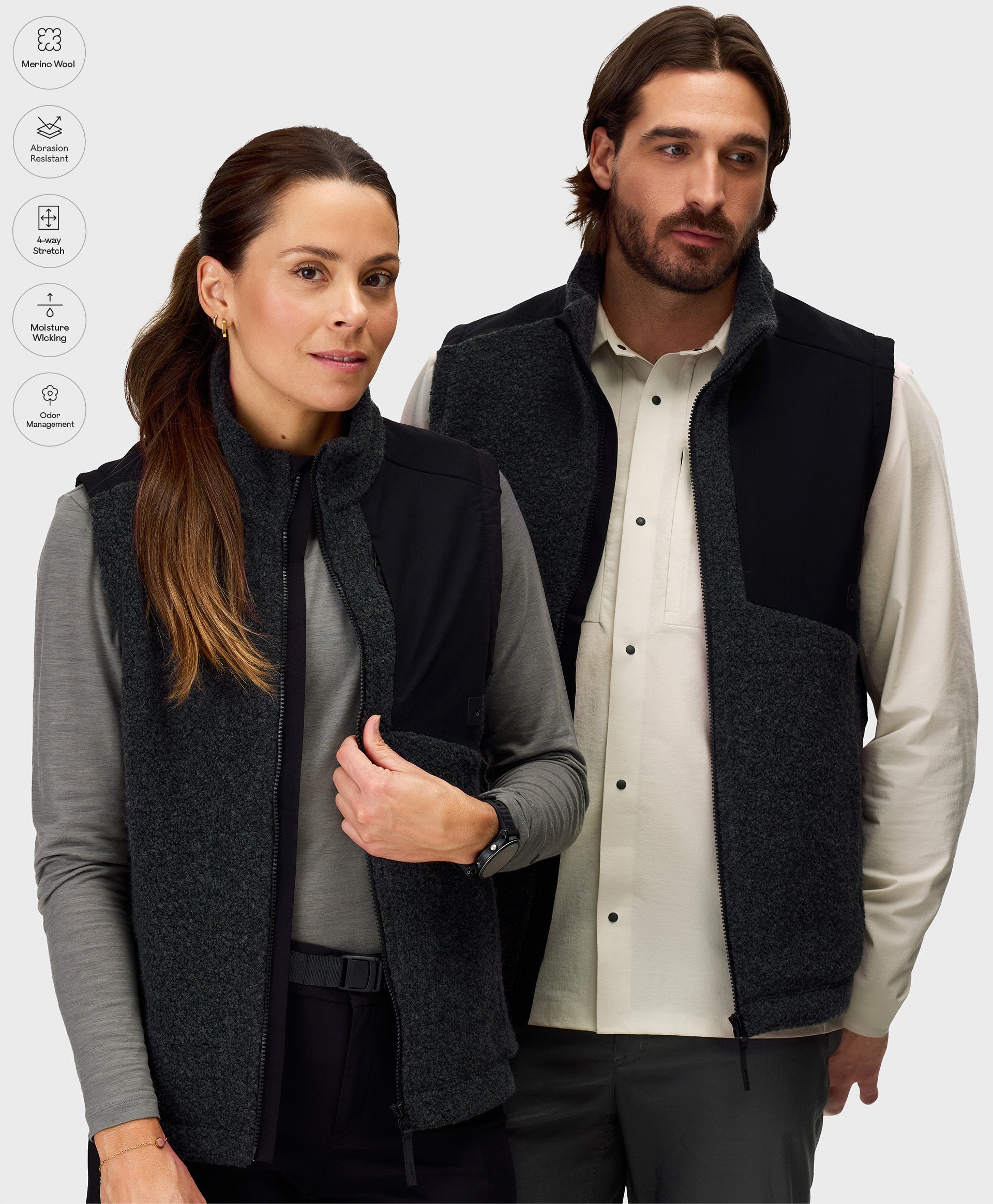Unisex Merino Sherpa Vest