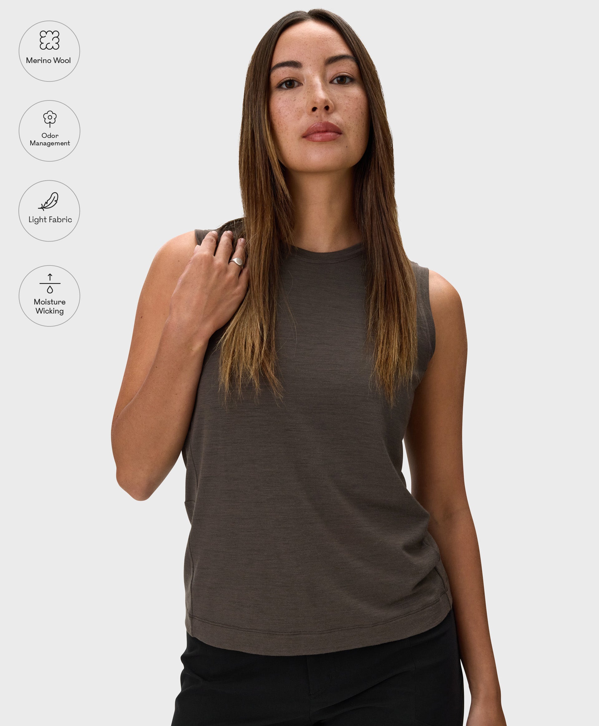 Women's Free Range Merino Tank