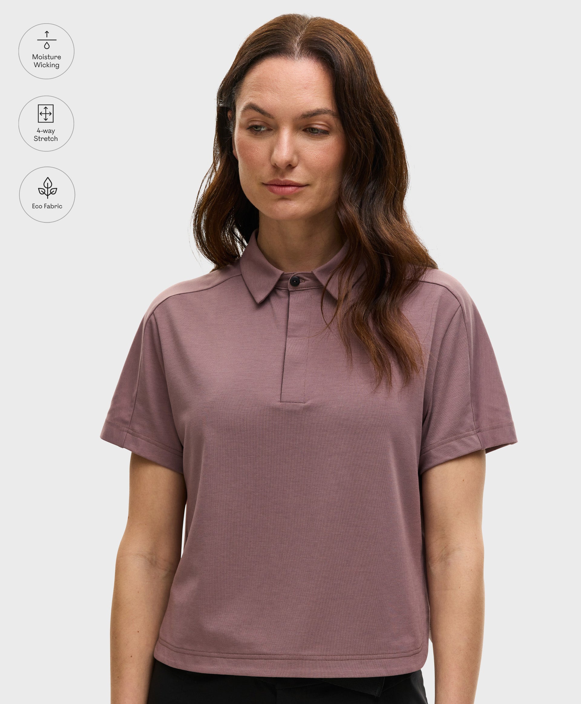 Women's Free To Be Crop Polo