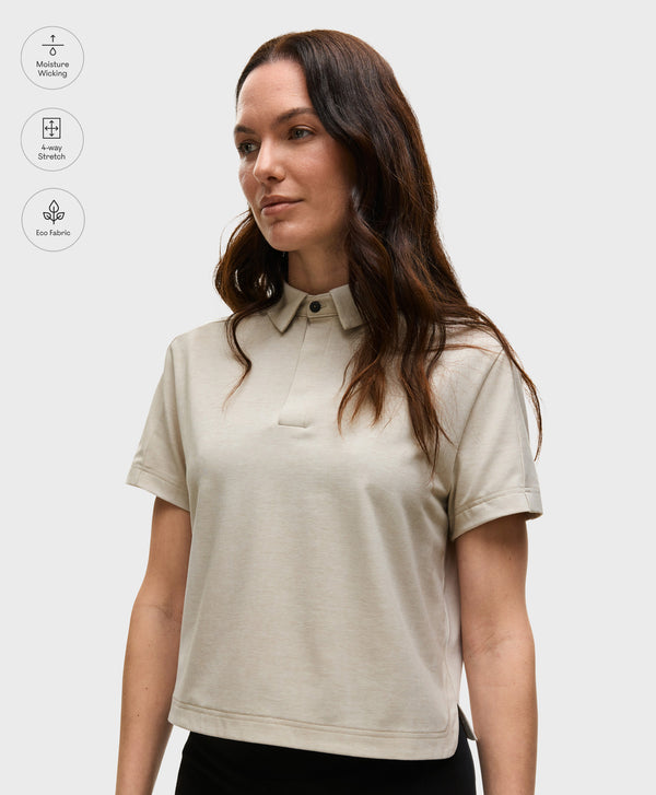 Women's Free To Be Crop Polo