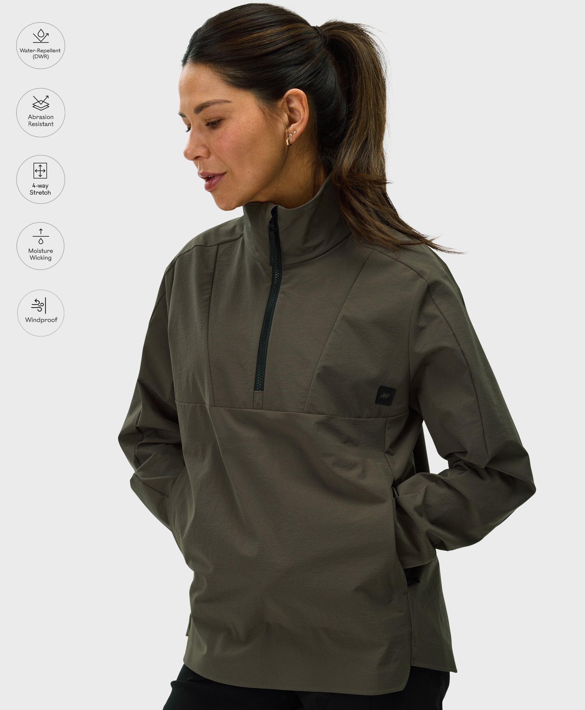 Women's All-Around Half Zip Softshell