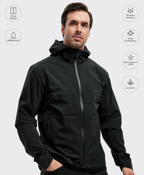 on Weather Jacket ブラック S Men's Weather Jacket | Black | On Canada