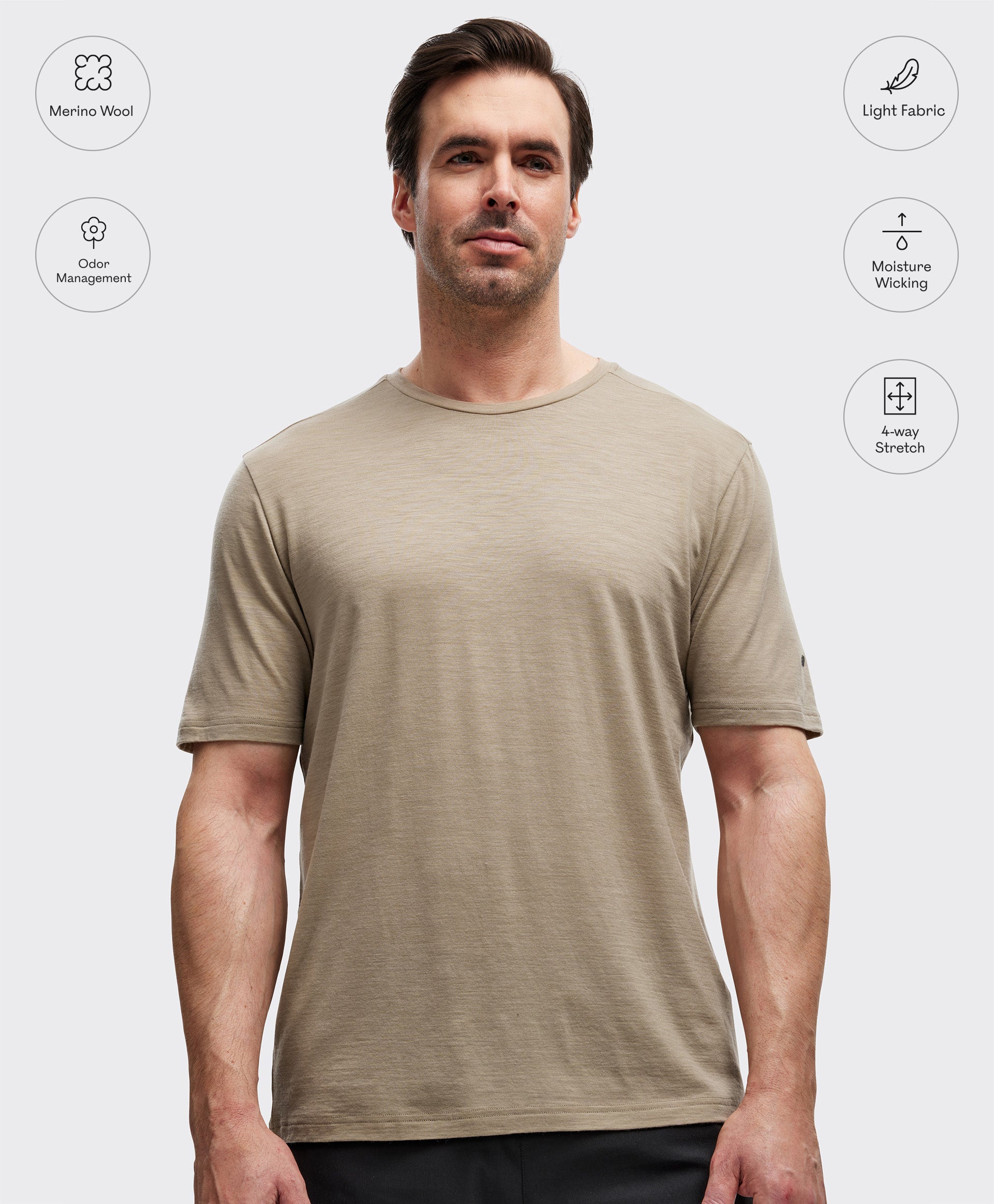 T-shirt Merino Free Range - Homme